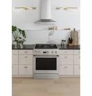 Monogram&reg; Stainless Steel 29-7/8 x 35-1/4 in. 21000 BTU 5.7 cu. ft. 4-Burner Sealed Gas Freestanding Range 