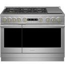 Monogram&reg; Stainless Steel 35-1/4 x 47-7/8 x 28-1/2 in. 23000 BTU 6.2 cu. ft. 6-Burner Sealed Gas Freestanding Range 