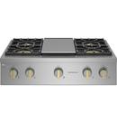 4-Burner 23000 BTU Sealed Cooktop in Black