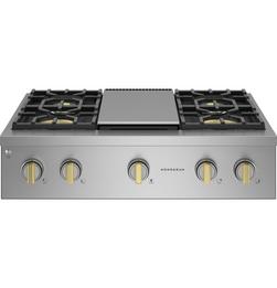 4-Burner 23000 BTU Sealed Cooktop in Black