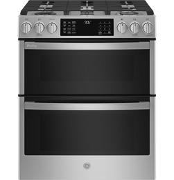 30 x 36-1/2 in. 21000 BTU 6.7 cu. ft. 5-Burner Sealed Gas Freestanding Range in Fingerprint Resistant Stainless Steel