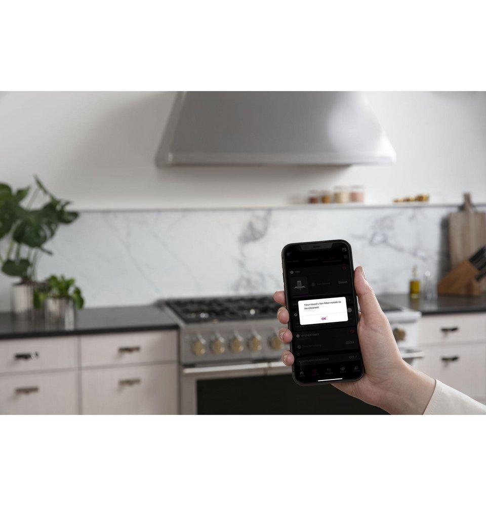 GE Profile&trade; Fingerprint Resistant Stainless Steel 30 x 36-1/2 in. 21000 BTU 6.7 cu. ft. 5-Burner Sealed Gas Freestanding Range 