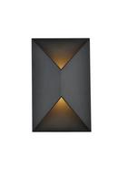 Elegant Lighting Black 16W 1-Light 11 in. Wall Sconce 
