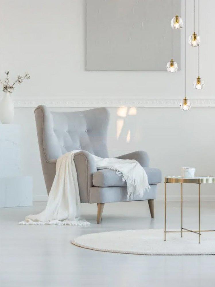 Elegant Lighting Gold 40W 5-Light Bi-Pin G9 Pendant 
