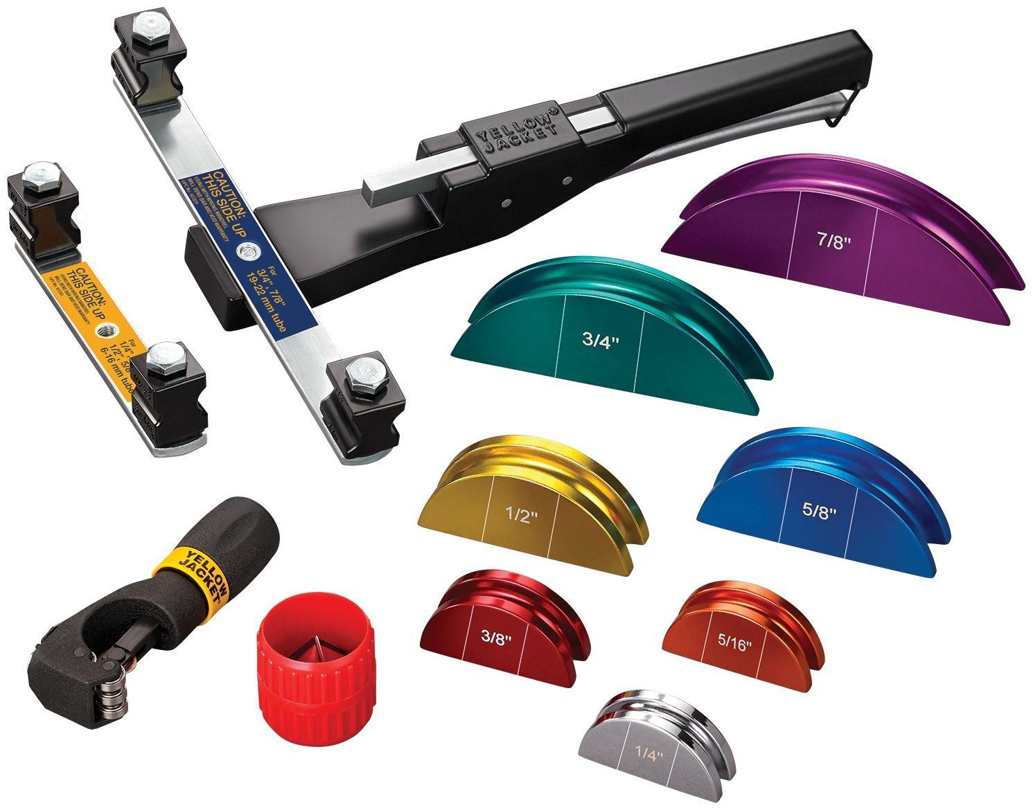 YELLOW JACKET&reg; Ratchet and Tube Bender Kit 11-Piece 