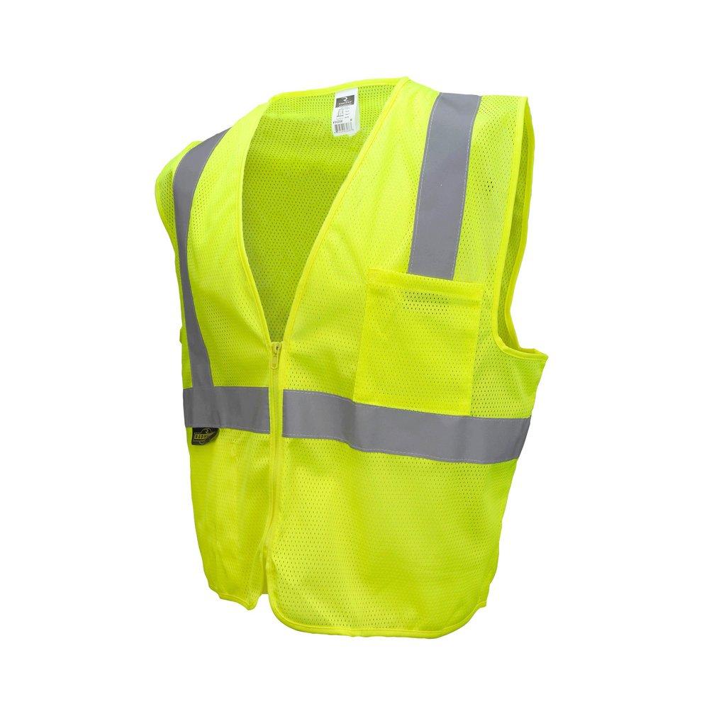 MESH SAF VEST CL2 HVGR MED F/ WAY 