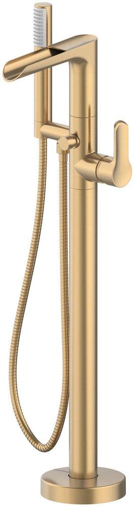 JACUZZI&reg; Brushed Bronze Single Handle Lever Floor Mount Filler 