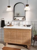 Moen Brushed Nickel Single Handle Monoblock Bathroom Sink Faucet 