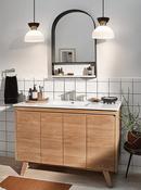 Moen Spot Resist Brushed Nickel Two Handle Widespread Bathroom Sink Faucet 