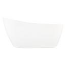 Signature Hardware White 71 x 28 in. Freestanding Bathtub with End Drain 
