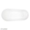 Signature Hardware White 71 x 28 in. Freestanding Bathtub with End Drain 