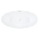 Signature Hardware White 66-1/2 x 32 in. Freestanding Bathtub with Center Drain 