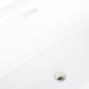 Signature Hardware White 69 x 31-1/8 in. Freestanding Bathtub with Center Drain 