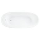 Signature Hardware White 66 x 29-1/2 in. Freestanding Bathtub with End Drain 