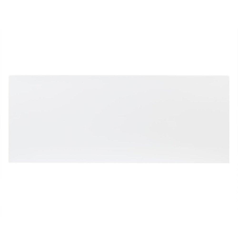 Signature Hardware White 59 x 37-1/4 in. Freestanding Bathtub with Center Drain 