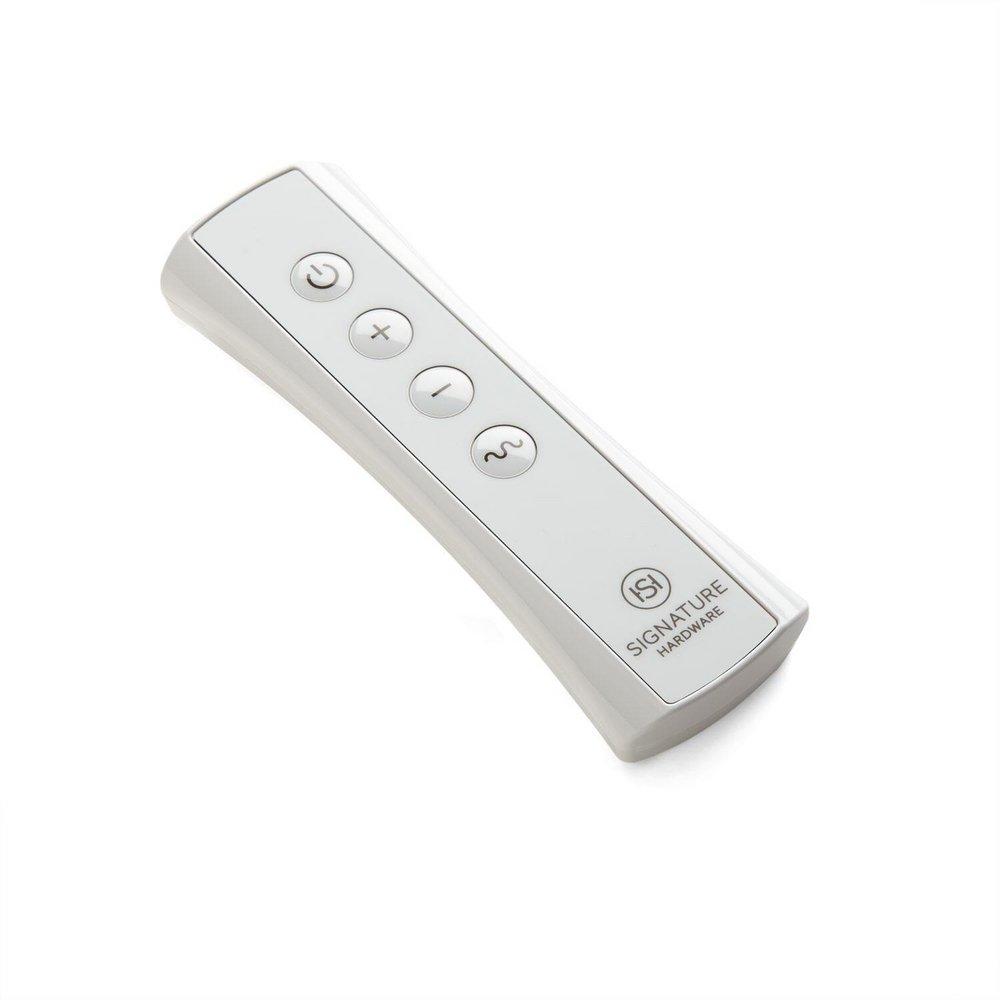 Signature Hardware White 72 x 28-1/4 in. Freestanding Bathtub with Center Drain 