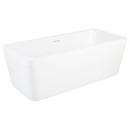 Signature Hardware White 67-15/16 x 30-7/8 in. Freestanding Bathtub with Center Drain 
