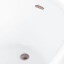 Signature Hardware White 66 x 34-1/2 in. Freestanding Bathtub with End Drain 