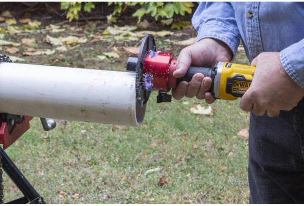 REED Red Battery, Beveler Adapter, Charger, Die Grinder and Router Bit 