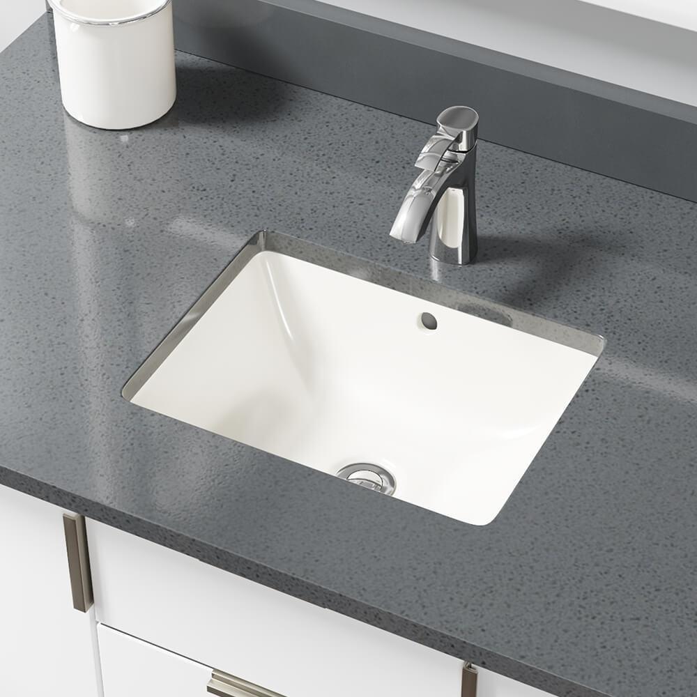 Rene Sinks Biscuit Undermount Bathroom Sink 