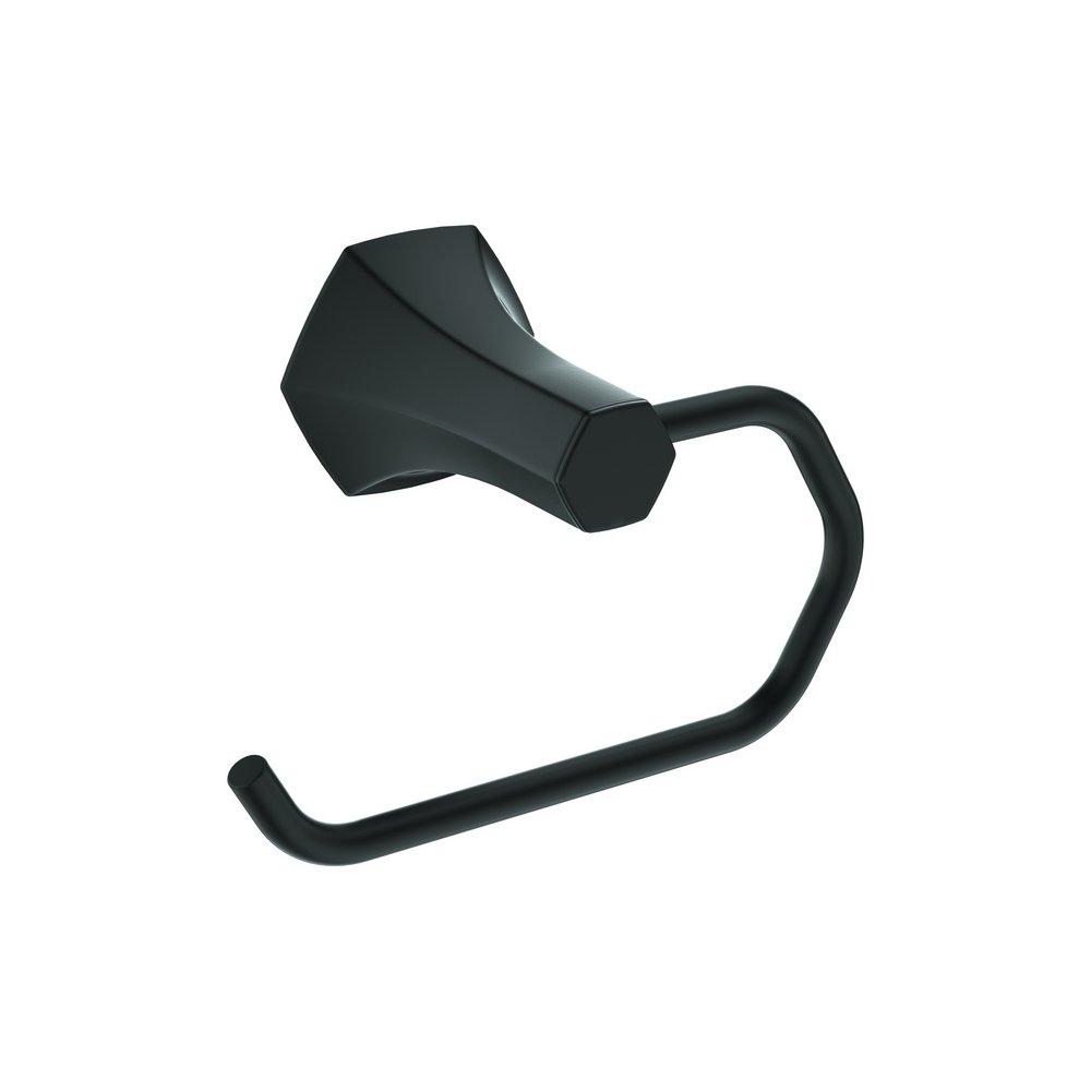 Hansgrohe Matte Black Wall Toilet Tissue Holder 