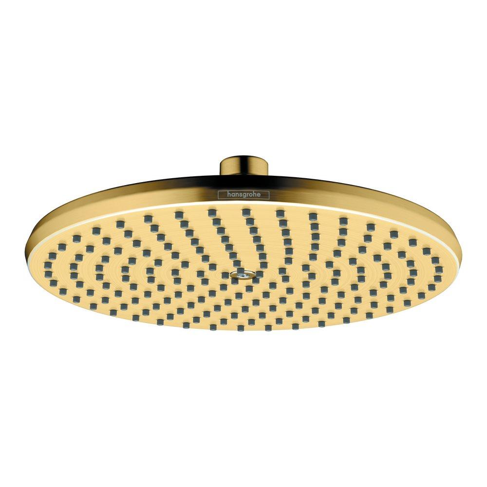 Hansgrohe Brushed Gold Optic Single Function PowderRain Showerhead 