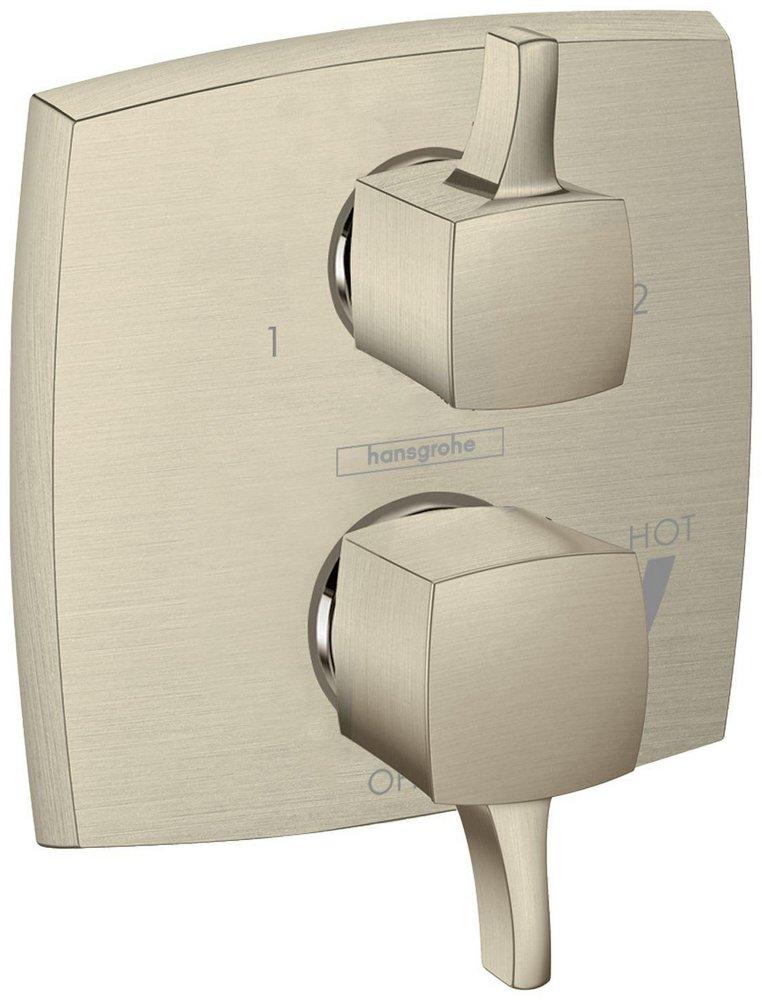 Hansgrohe Brushed Nickel Two Handle Dual Function Bathtub & Shower Faucet (Trim Only) 
