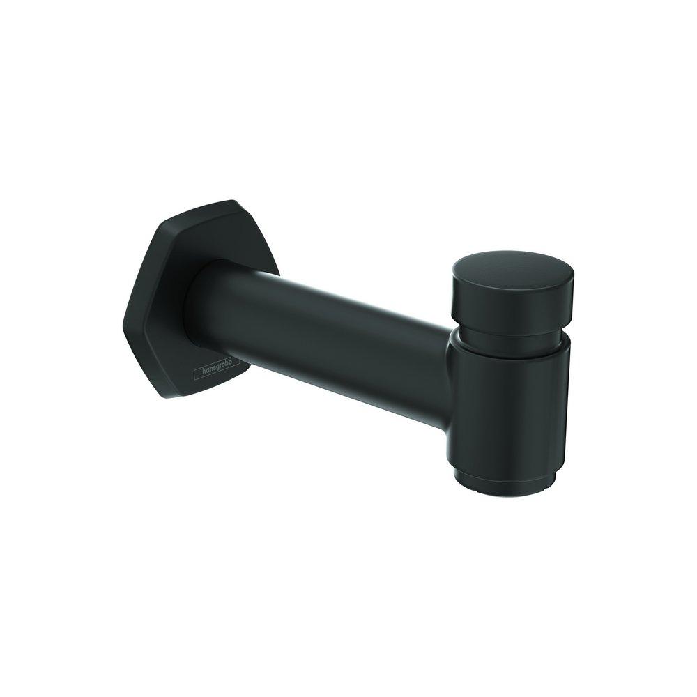 Hansgrohe Matte Black 1/2 x 6-1/2 in. NPT Metal Tub Spout 