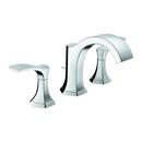 Hansgrohe Chrome Two Handle Widespread Bathroom Sink Faucet Lever Handle 