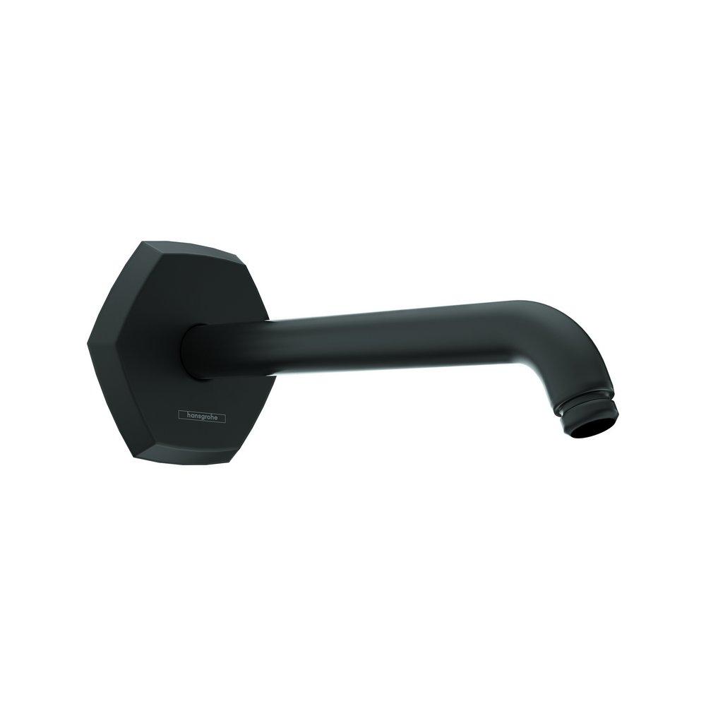 Hansgrohe Matte Black 1/2 in. NPT Brass Shower Arm 