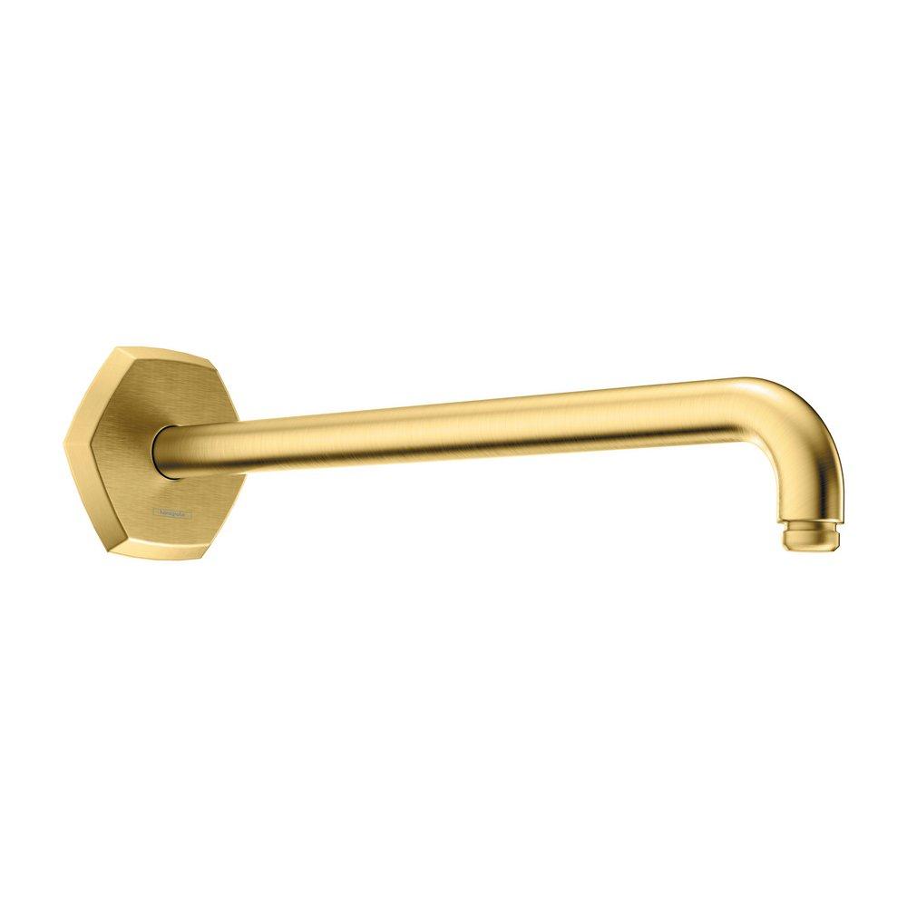 Hansgrohe Brushed Gold Optic 1/2 x 15-19/50 in. NPT Brass Shower Arm 