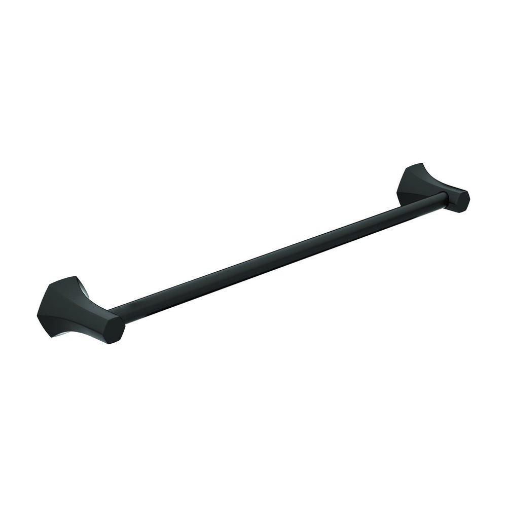 Hansgrohe Matte Black 24 in. Towel Bar 