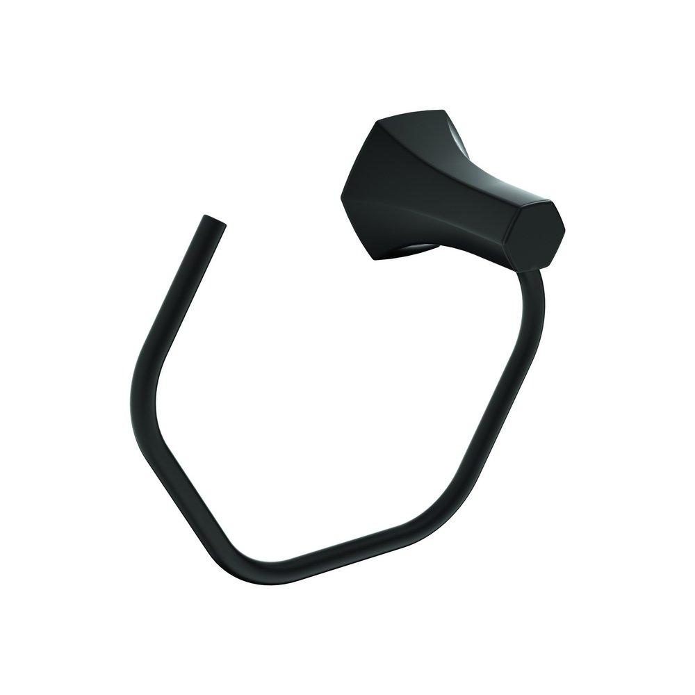 Hansgrohe Matte Black Specialty Open Towel Ring 