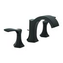 Two Handle Widespread Bathroom Sink Faucet in Matte Black