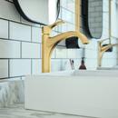 Hansgrohe Brushed Gold Optic Single Handle Bathroom Sink Faucet Lever Handle 