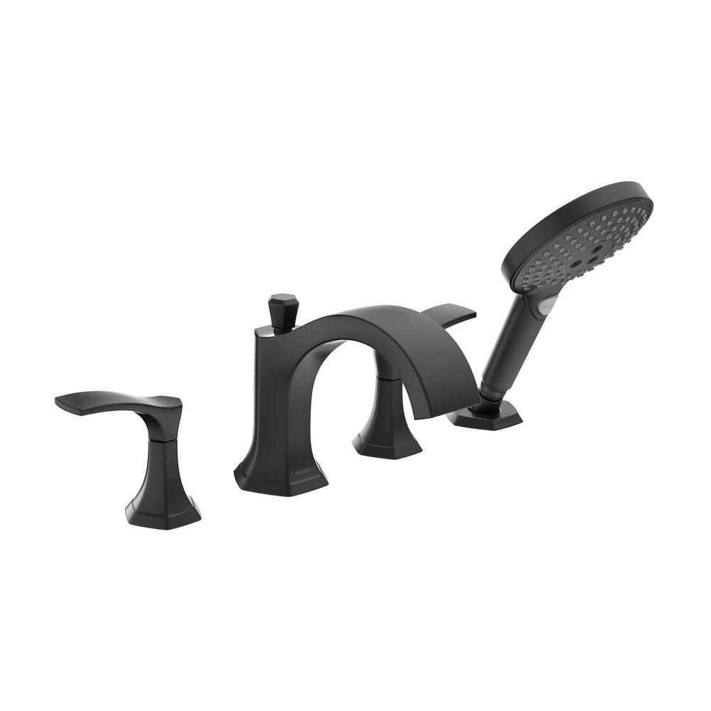 Hansgrohe Matte Black Two Handle Tub Filler (Trim Only) 