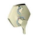 Two Handle Thermostatic Valve Trim in Brushed Nickel