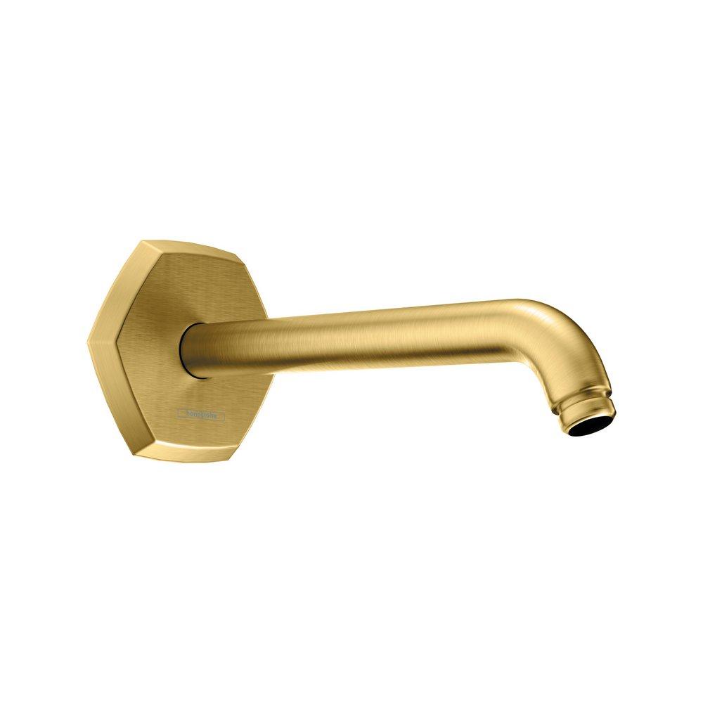 Hansgrohe Brushed Gold Optic 1/2 in. NPT Brass Shower Arm 
