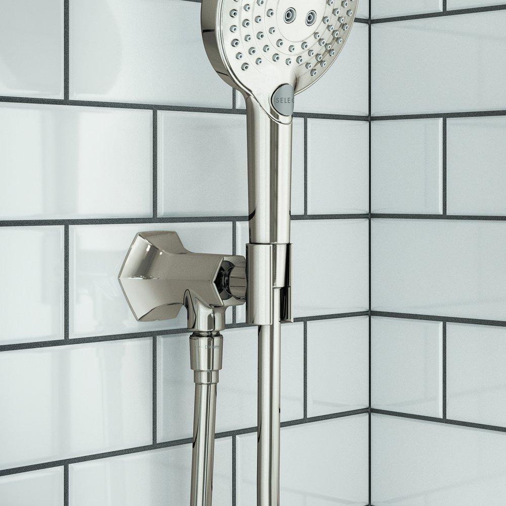 Hansgrohe Polished Nickel 1/2 in. NPT Metal Hand Shower Holder 