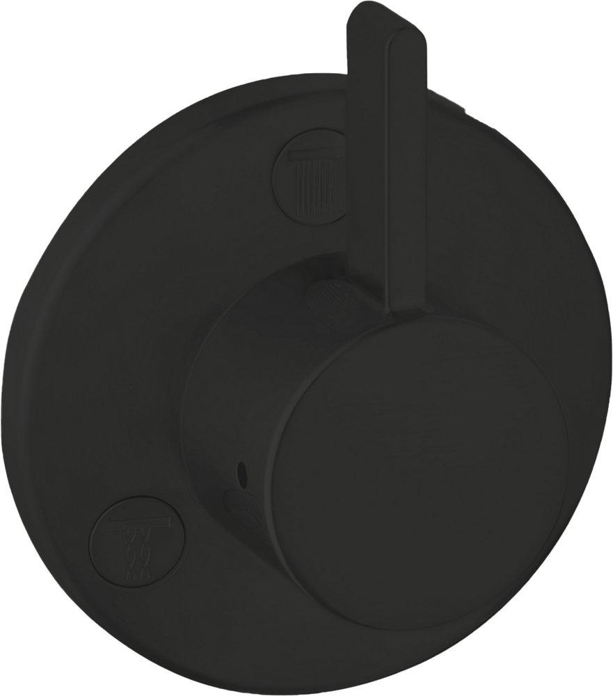 Hansgrohe Matte Black Single Handle Bathtub & Shower Faucet (Trim Only) 