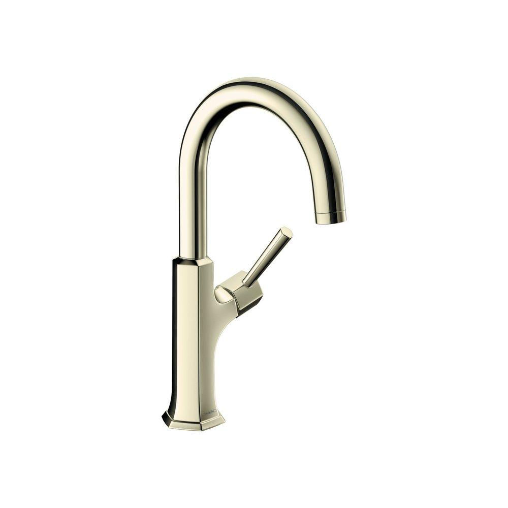 Hansgrohe Polished Nickel Single Handle Lever Bar Faucet 