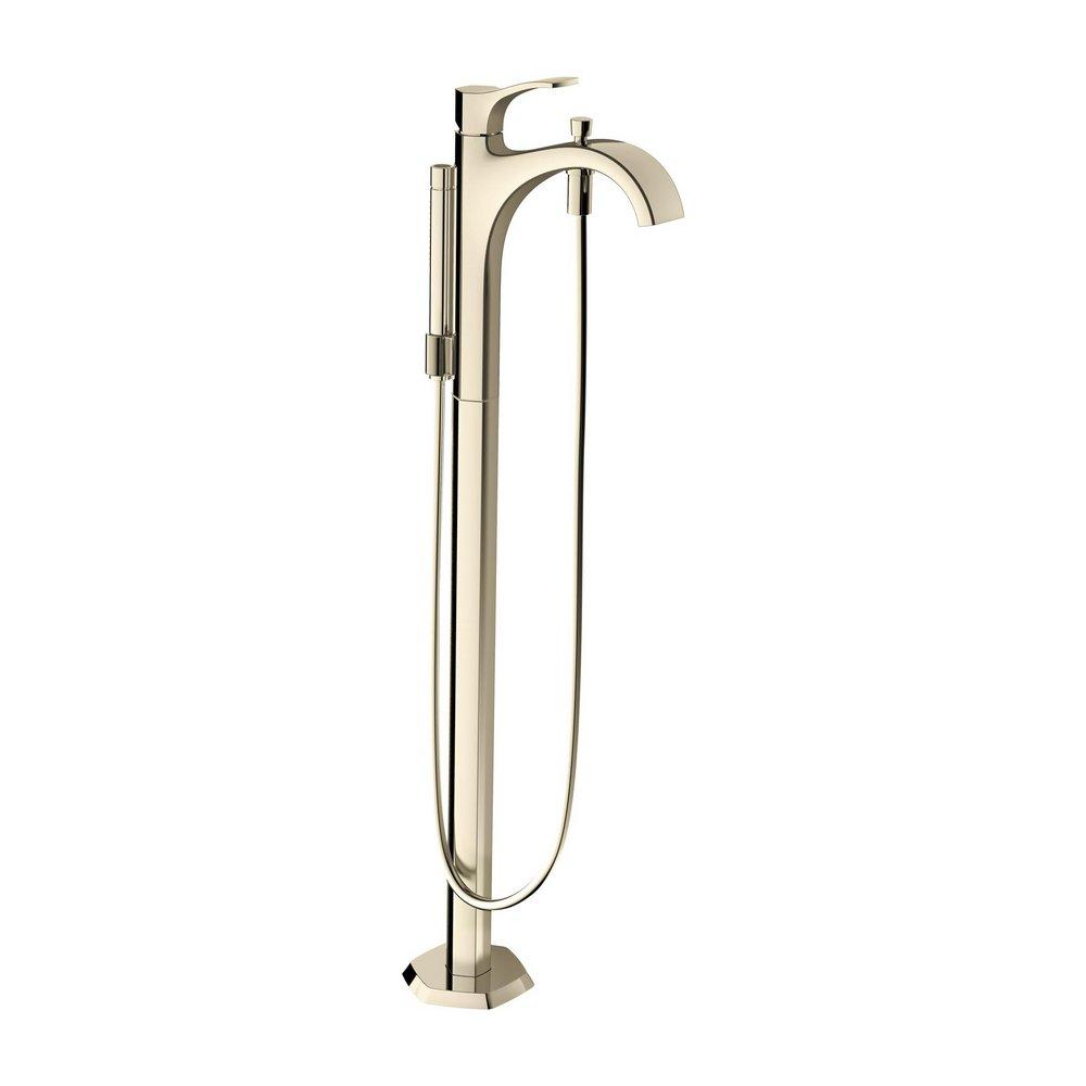 Hansgrohe Brushed Nickel Single Handle Lever Floor Mount Filler (Trim Only) 