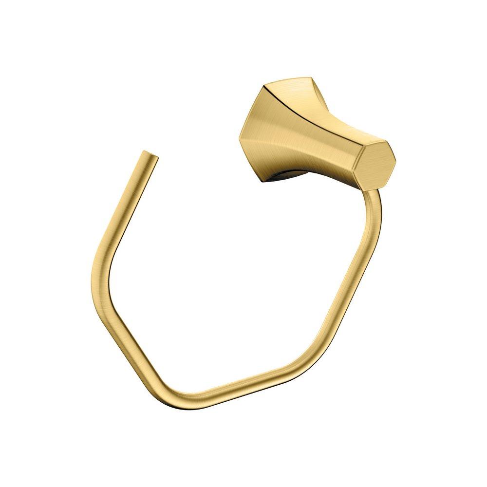 Hansgrohe Brushed Gold Optic Specialty Open Towel Ring 