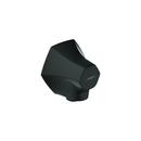 Hansgrohe Matte Black 1/2 in. NPT Metal Wall Outlet 