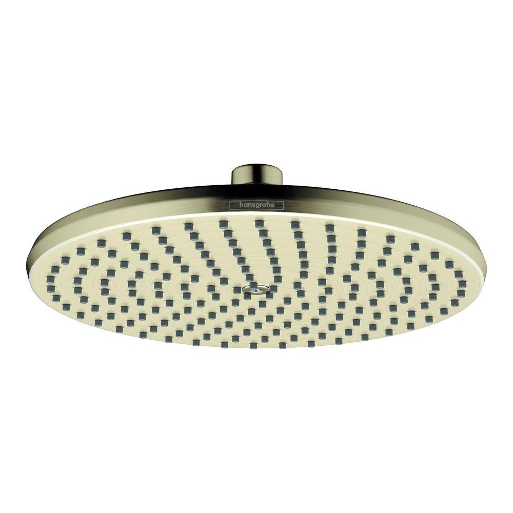 Hansgrohe Brushed Nickel Dual Function Full and PowderRain Showerhead 