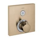 Single Handle Thermostatic Valve Trim in Brushed Bronze