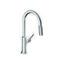Hansgrohe Chrome Single Handle Pull Down Kitchen Faucet 