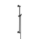 36 in. Shower Rail with Hose in Matte Black