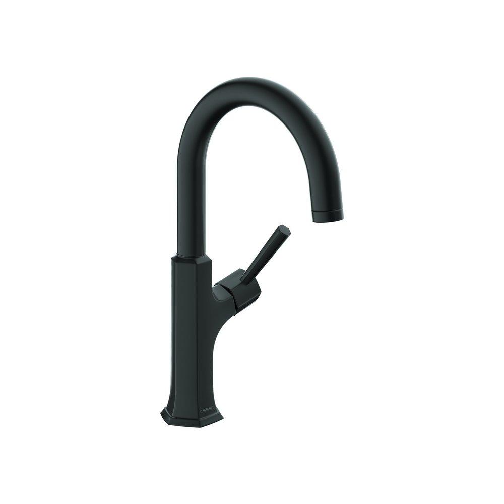 Hansgrohe Matte Black Single Handle Lever Bar Faucet 