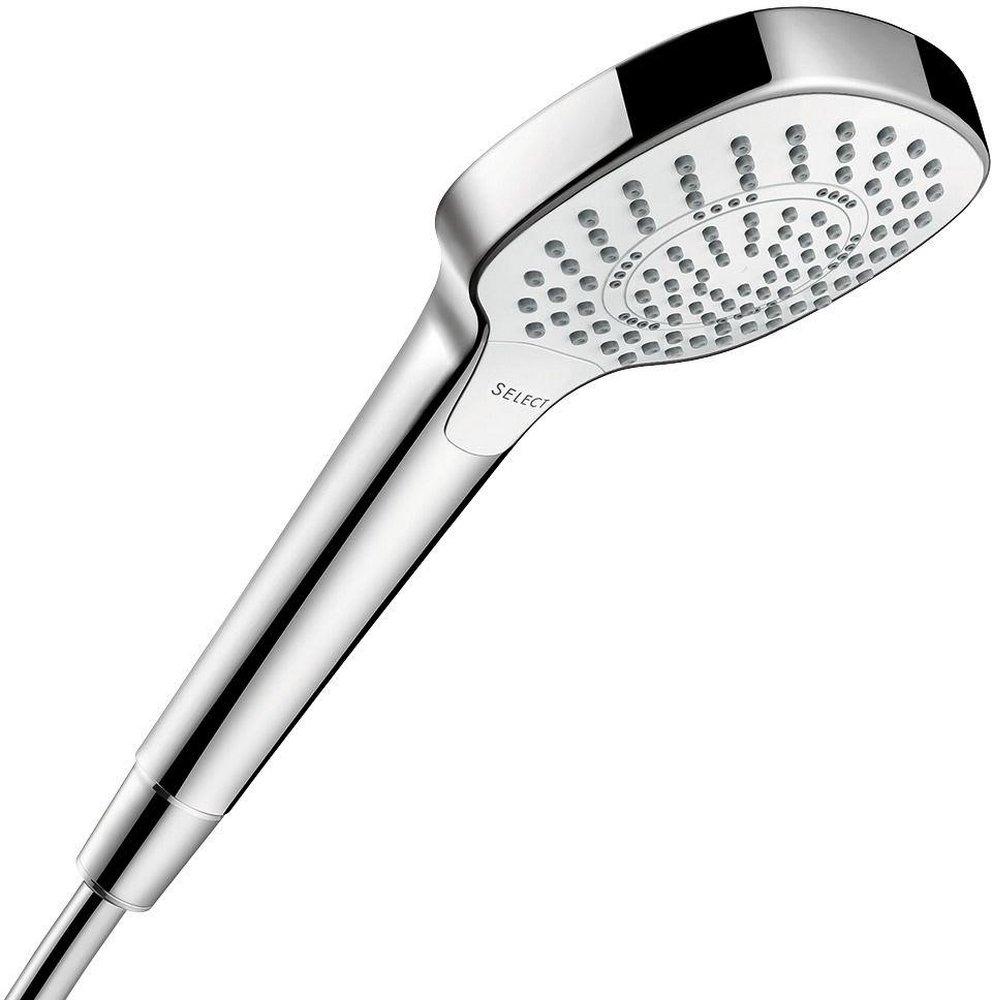 Hansgrohe White/Chrome Multi Function Hand Shower 